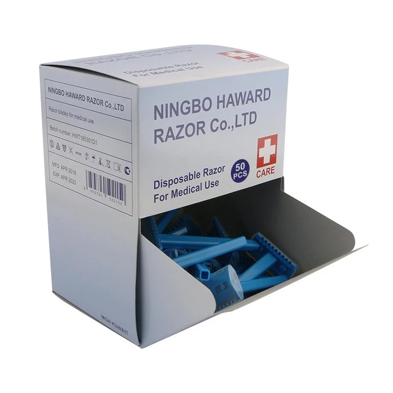 D135 Double Edge Blade Plastic Handle Disposable Razor Blade Medical Razor/Shaving Razor