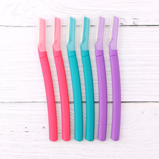 Rasoio per sopracciglia Lady Shave Rasoio per sopracciglia Lama in acciaio inossidabile Donna Depilazione viso Derma Razor